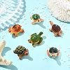 30Pcs 6 Colors Opaque Resin Pendants RESI-YW0006-40-5