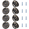 8Bag Tibetan Style Alloy Cabinet Drawer Handle FIND-PH0062-22-1