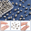 100Pcs 10 Styles Tibetan Style Zinc Alloy Beads FIND-SP0005-90-5