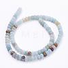 Natural Flower Amazonite Beads Strands G-F520-16-2