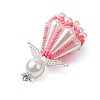 Beaded Angel Charms PALLOY-MZ00435-04-4