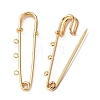 Iron Brooch Findings KK-S345-025-1-4