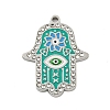 304 Stainless Steel Rhinestone Pendants STAS-U007-11B-P-1