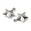 304 Stainless Steel Charms. Star Charm X-STAS-A190-05P-2