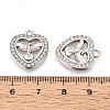 Alloy Rhinestone Pendants FIND-N008-14P-3