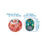 Handmade Lampwork European Large Hole Beads and Glass European Beads LPDL-TA0001-01S-21