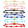 Adjustable Nylon Cord Braided Bracelets AN6953-7-1