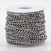 Tarnish Resistant 304 Stainless Steel Curb Chains STAS-R100-17-2