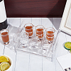 Acrylic Holders for 6 Round Shot Glasses AJEW-WH0473-04-4