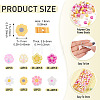 200Pcs 5 Colors Handmade Polymer Clay Bead CLAY-TA0002-14-4