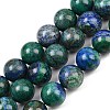 Natural Chrysocolla and Lapis Lazuli Beads Strands G-L648-A12-16mm-3