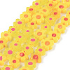 Handmade Millefiori Glass Bead Strands LS-LAMP-J035-8mm-06-1