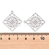 Buddhist 304 Stainless Steel Pendants LS-STAS-E521-06C-P-3
