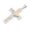 304 Stainless Steel Pendants STAS-B137-08PG-2