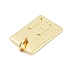 Brass Pendants KK-H206-10G-H-2