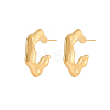 Elegant European Style Stainless Steel Gold-Plated Women's Earrings WS1374-5-1