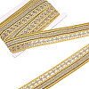 5 Yards Ethnic Style Embroidery Polyester Ribbons OCOR-GA0003-10-1