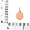 Spray Painted Brass Charms KK-CBAEB58-01C-3