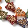 Painted Glass Bead Strands FIND-H023-07-3
