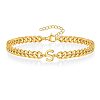 Letter 304 Stainless Steel Link Bracelets FS-WG7830E-18-1
