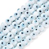 Handmade Evil Eye Lampwork Beads Strands LAMP-Z021-01A-1