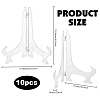 10Pcs Folding Plastic Decorative Plate Display Easels ODIS-GO0001-13-2