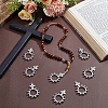26Pcs Tibetan Style Alloy Pendants TIBEP-UN0001-28AS-4