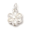 925 Sterling Silver Flower Charms STER-K180-05S-1