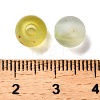 Frosted Transparent Acrylic Beads OACR-F013-13H-3