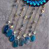Acrylic Blue Evil Eye Hanging Suncatchers HJEW-F023-01-4