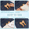 8Pcs 8 Colors Polyester Clothing Patches DIY-TA0015-31-5