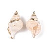 Natural Conch Shell Big Pendants SSHEL-N038-23-1