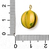304 Stainless Steel Enamel Pendants STAS-I355-13G-03-3