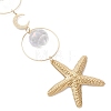 Glass Hanging Suncatchers HJEW-JM04587-4