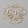 Alloy Clear Cubic Zirconia Connector Charms FIND-WH0128-12B-KCG-2