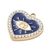 304 Stainless Steel Enamel Pendants STAS-F354-02C-G-2