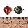 Natural & Synthetic Mixed Stone Pendants G-N371-18B-G-3
