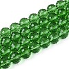 Transparent Glass Bead Strands GLAA-R095-10mm-30-1