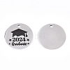 Non-Tarnish 201 Stainless Steel Pendants LS-STAS-T064-38P-25-1
