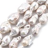 Natural Nucleated Pearl Beads Strands PEAR-B004-15L-03A-2