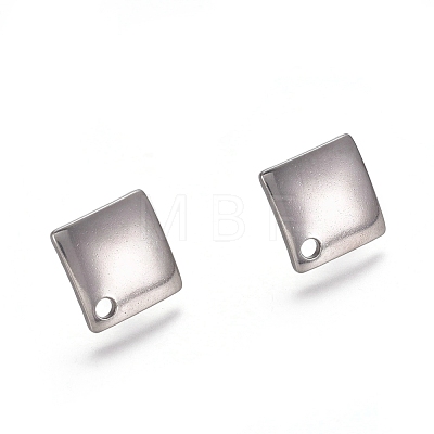 304 Stainless Steel Stud Earring Findings STAS-M274-011P-1