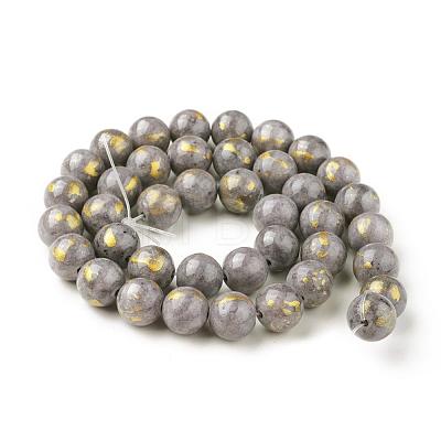 Natural Mashan Jade Beads Strands G-F670-A07-4mm-1