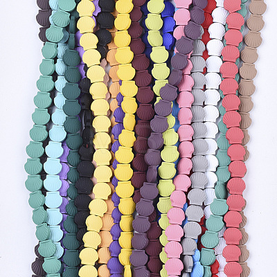 Spray Painted Non-magnetic Synthetic Hematite Beads Strands G-T124-35C-1