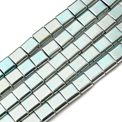 Electroplated Non-magnetic Synthetic Hematite Beads Strands G-C106-A02-17-1