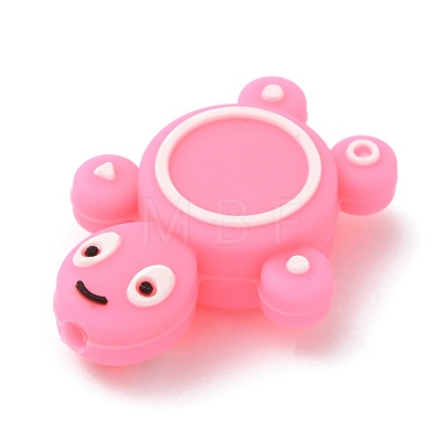 Tortoise Silicone Beads SIL-WH0002-81C-1