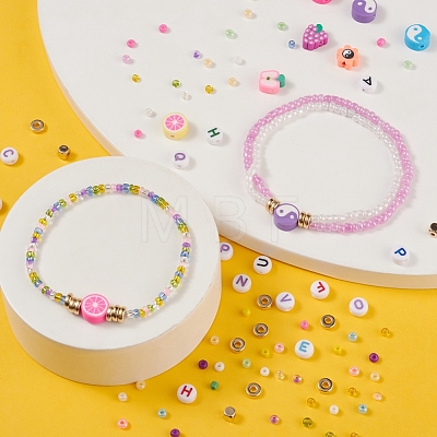 DIY Seed Beads Bracelet Making Kit DIY-YW0005-51-1