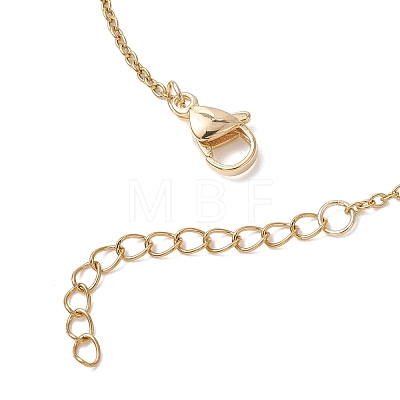 Shell Pearl White Round Graduated Beaded 304 Stainless Steel Cable Chain Bracelets for Women BJEW-JB12981-1