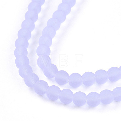 Transparent Glass Beads Strands GLAA-T032-T4mm-MD01-1