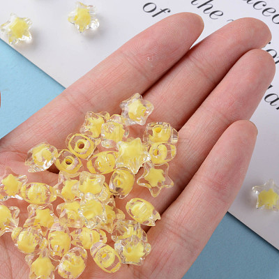 Transparent Acrylic Beads TACR-S152-01A-SS2105-1