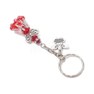 Glass Beaded Keychains KEYC-MZ00031-1